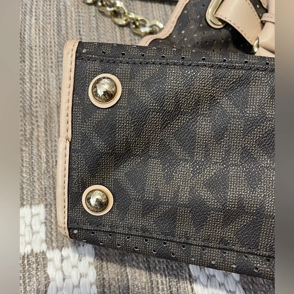 MICHAEL KORS Perforated Hamilton Purse